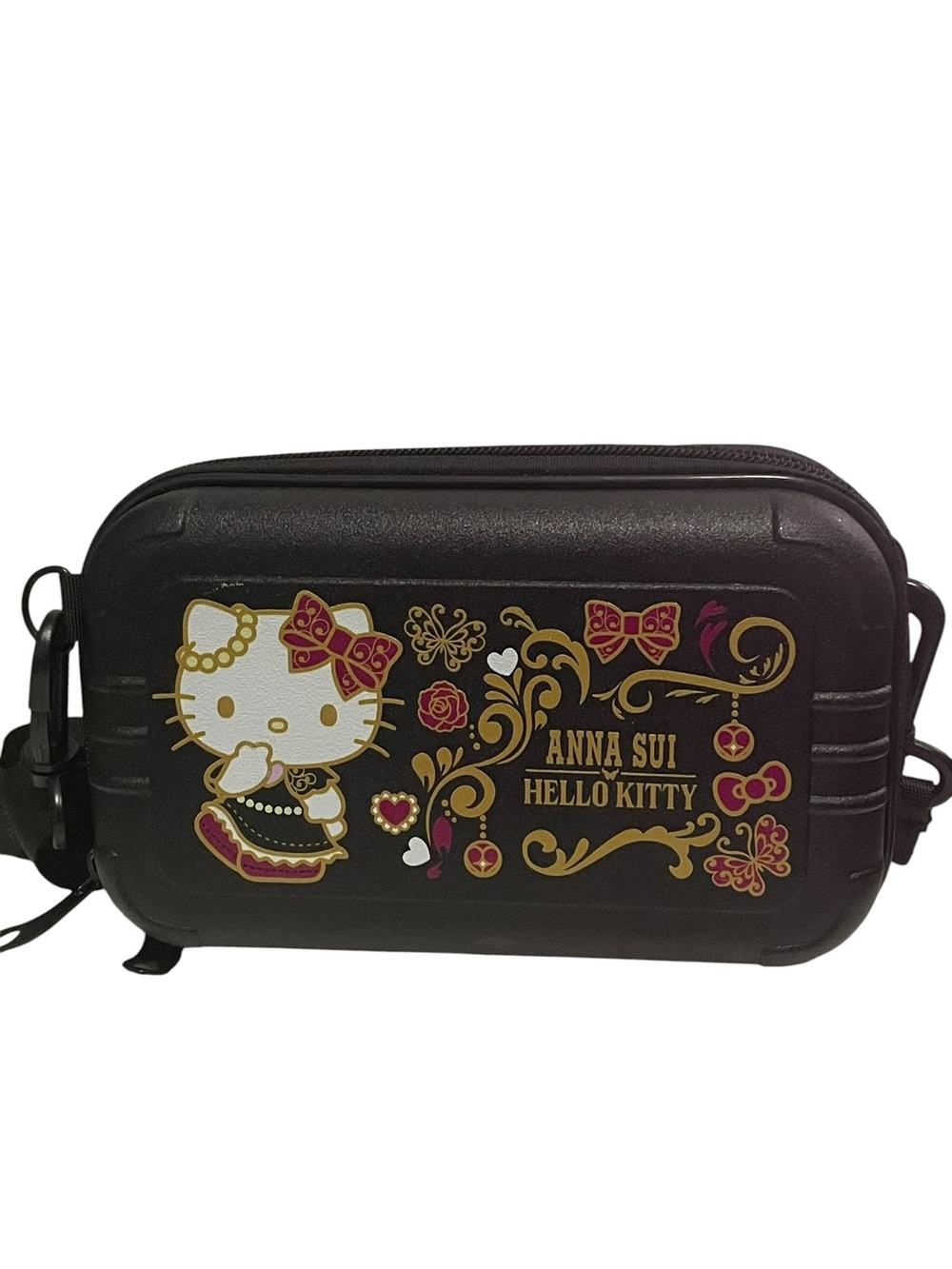 Anna Sui x Hello Kitty Hard Shell Crossbody Bag Mini Box 2023 Sanrio 7-11 Promo